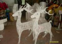 專業(yè)金屬工藝品制造商，一件起批深圳圣誕鹿供應(yīng)